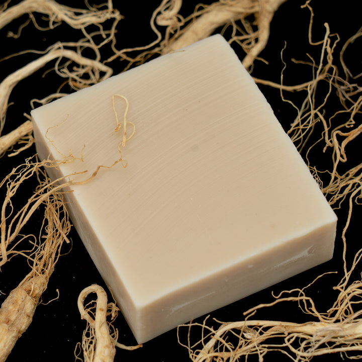 Triple Ginseng Soap packaging with anti-aging benefits listed